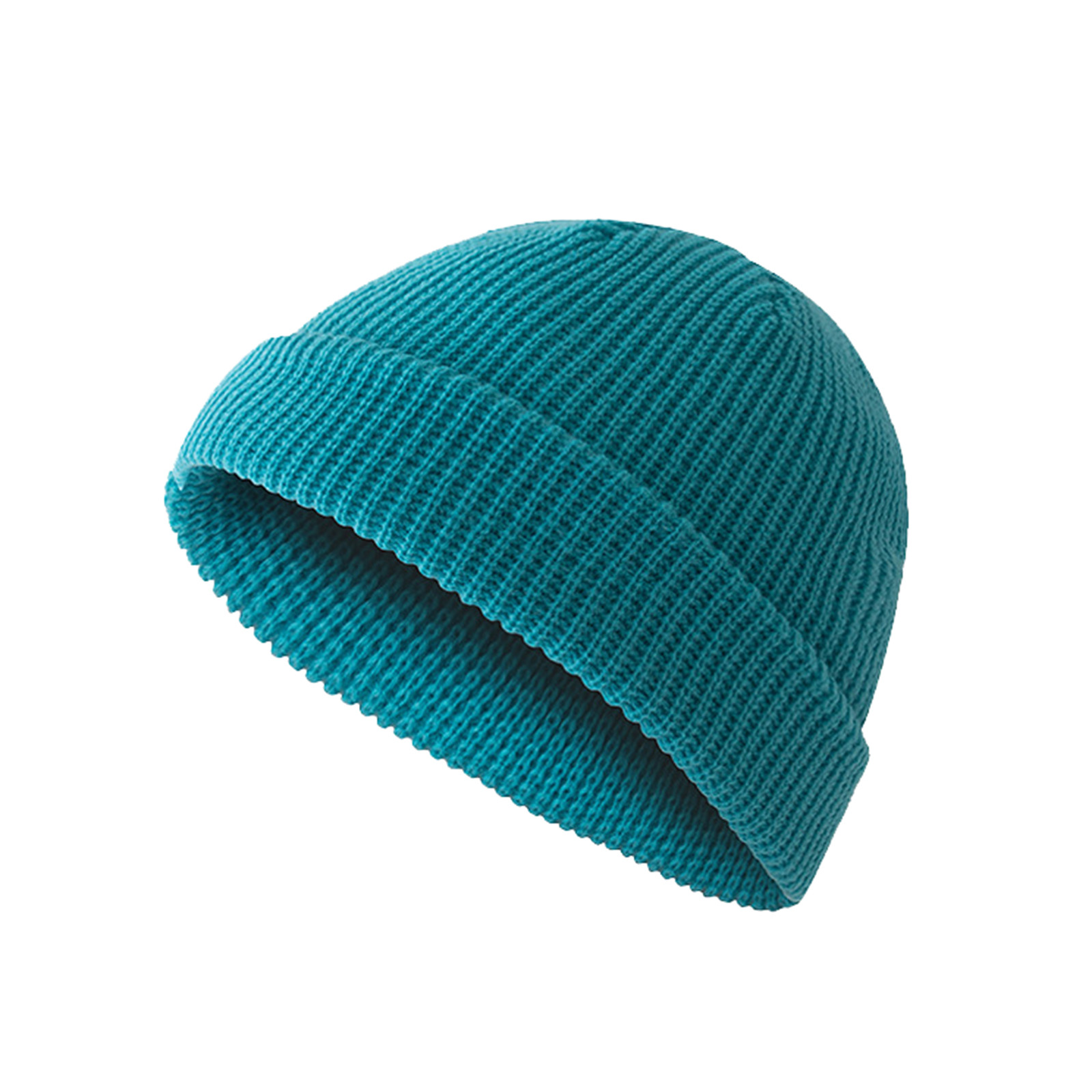 thumbnail image 2 of Gorro de punto unisex para invierno con pompón sintético - Gorro cálido de mezcla de lana, talla única, para hombres y mujeres adultos, 2 of 2